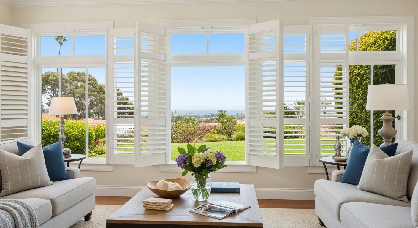 Why La Jolla Homeowners Love Custom Plantation Shutters