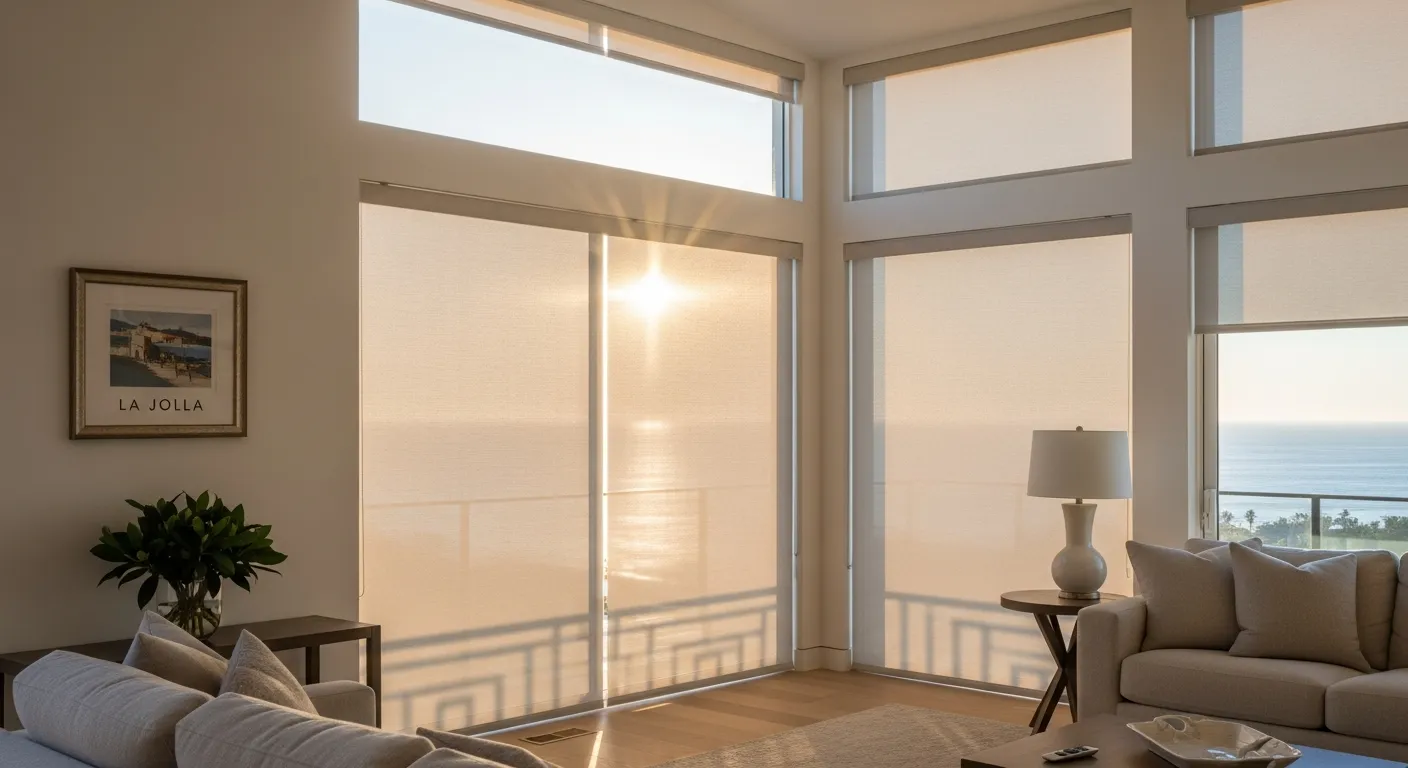 Why La Jolla Homeowners Love Custom Motorized Shades