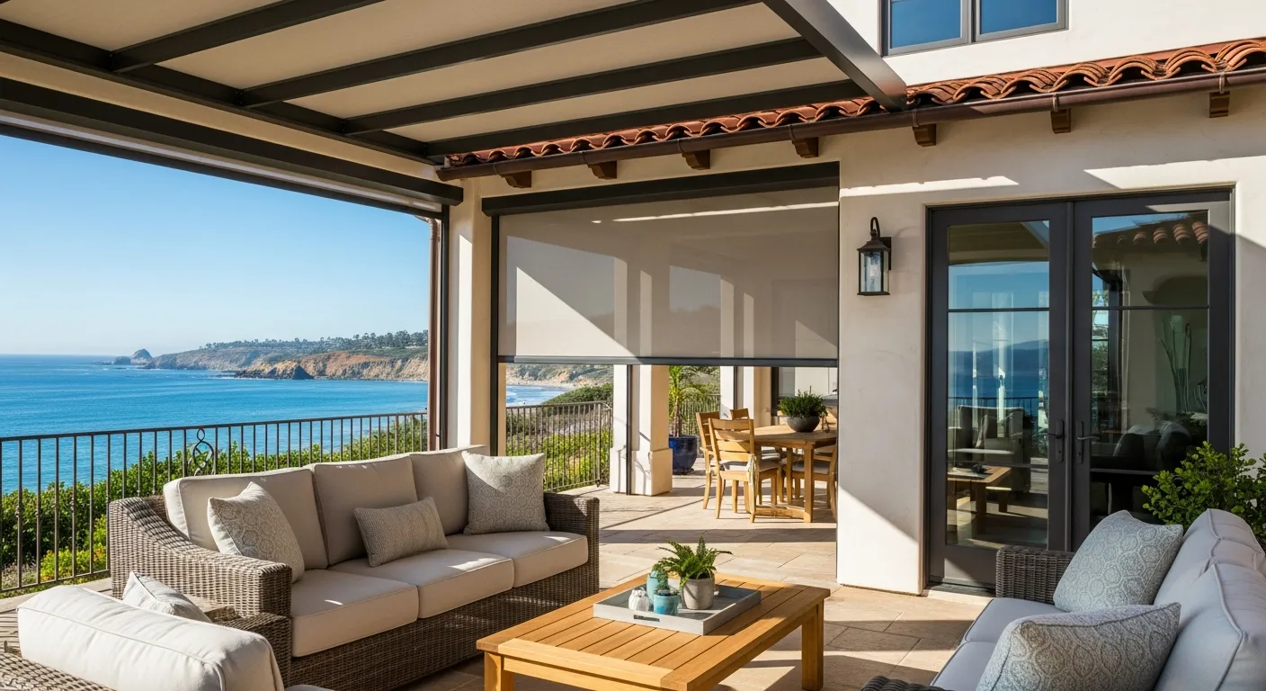 Why La Jolla Homes Need Custom Exterior Patio Shades